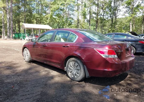 2010 Honda Accord 2.4 Lx z USA, uszkodzony, nr VIN 1HGCP2F30AA076322